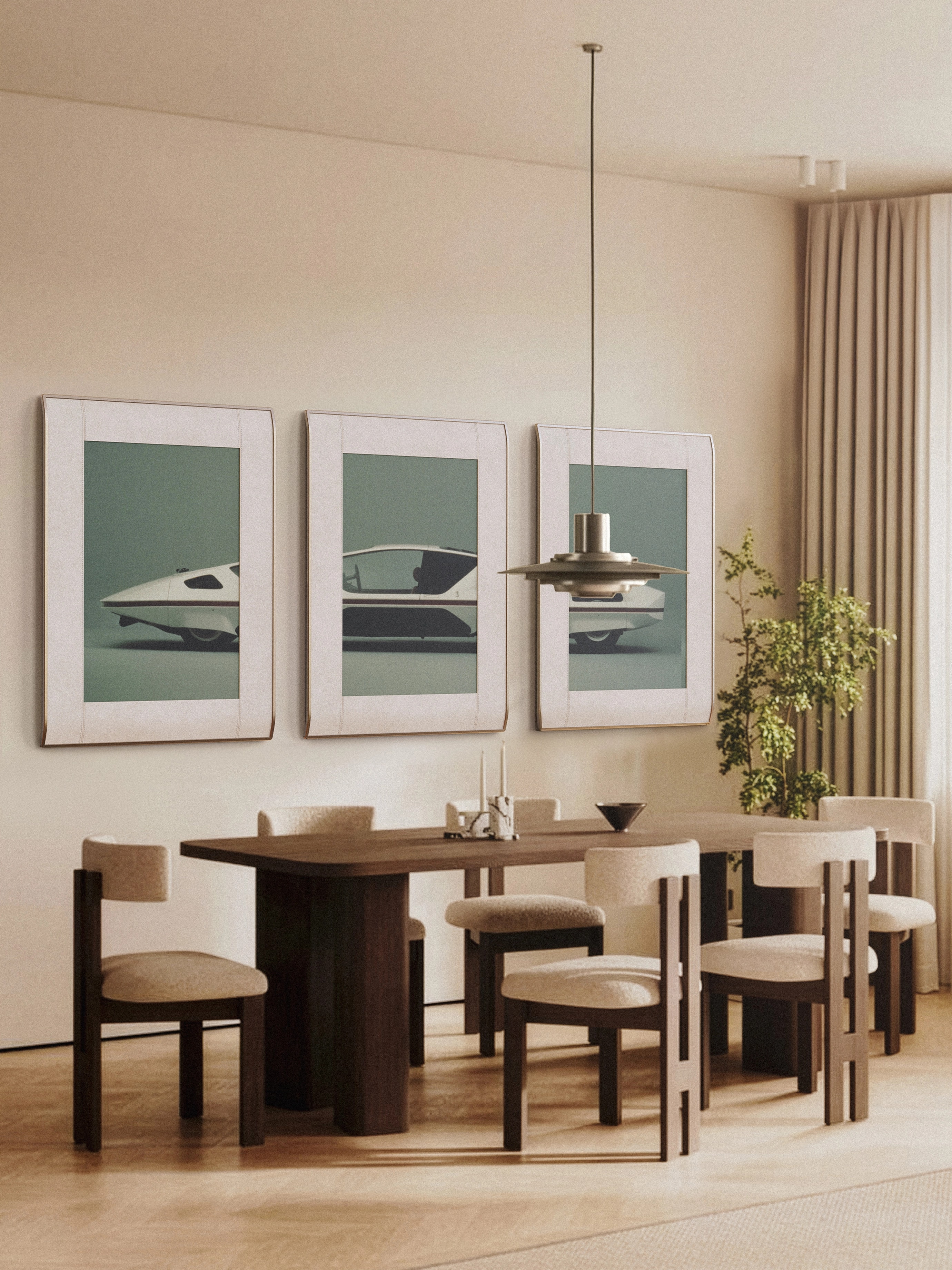 InkPoster frame from Duna