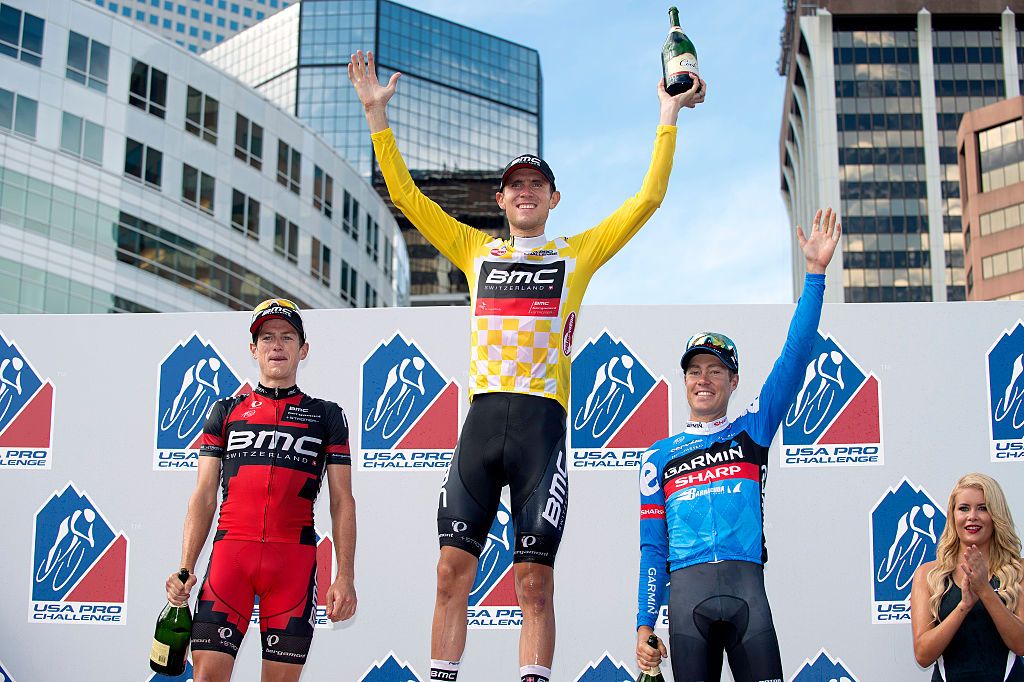 Cycling : 3th USA Pro Challenge 2013/ Stage 7
Podium/ Mathias FRANK (Swi)/ TEJAY VAN GARDEREN (USA) Yellow Leader Jersey/ Thomas DANIELSON (USA)/ Celebration Joie Vreugde /
Denver-Denver (116.5Km)
Tour of Colorado 2013/ Rit Stage Ronde/ (c)Tim De Waele