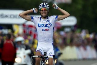 Thibaut Pinot wins stage 8 of the 2012 Tour de France to Porrentruy