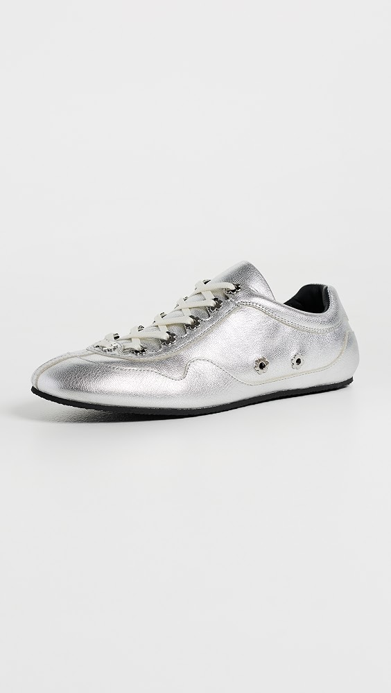 Stud Sneakers - Silver