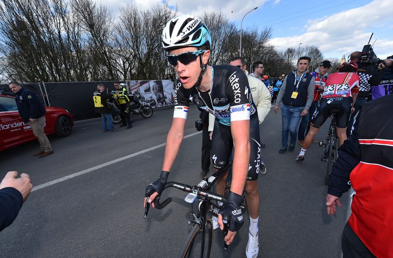 Niki Terpstra (Etixx-Quick Step) after finishing second