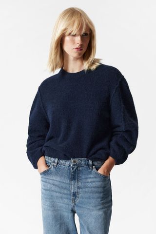 Alpaca-Blend Knit Jumper