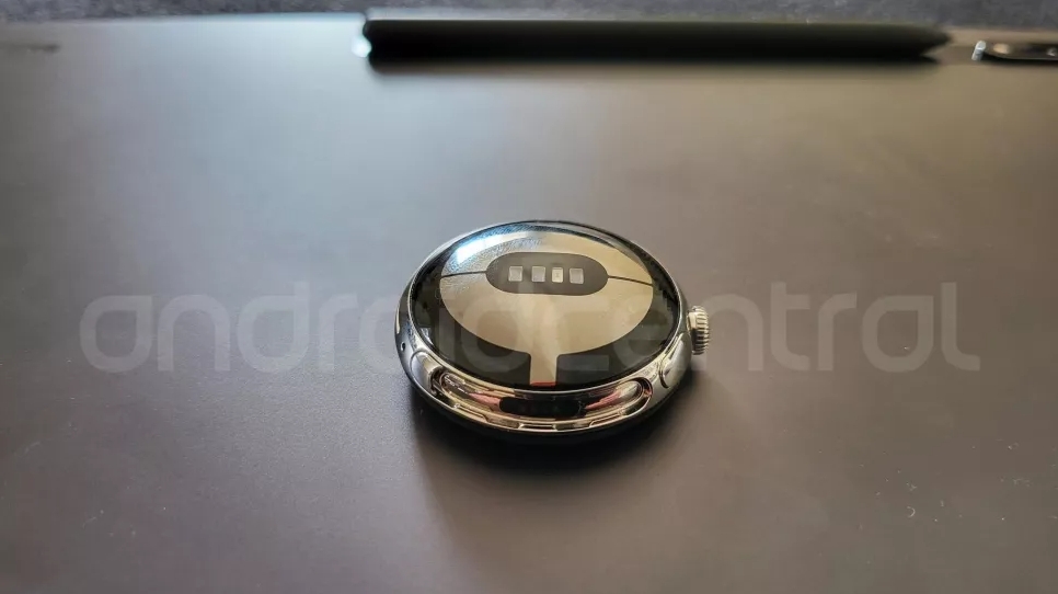 A leaked photo of the Pixel Watch from the back