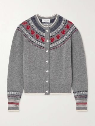 Fair Isle Wool-Blend Cardigan