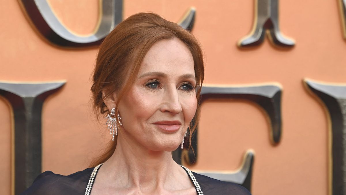 Rowling at the premiere of Fantastic Beasts 3