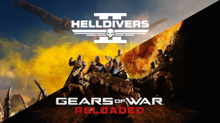Gears of War reloaded and helldivers 2 promotional images
