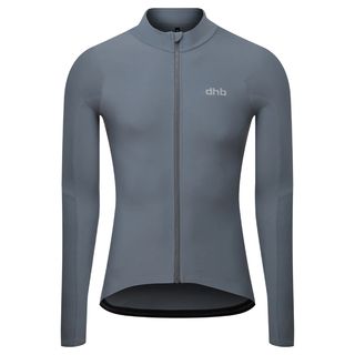 dhb Aeron Thermal Long Sleeve Jersey on a white background 