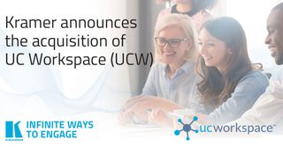 Kramer Electronics Ltd. announced today the acquisition of UC Workspace (UCW)