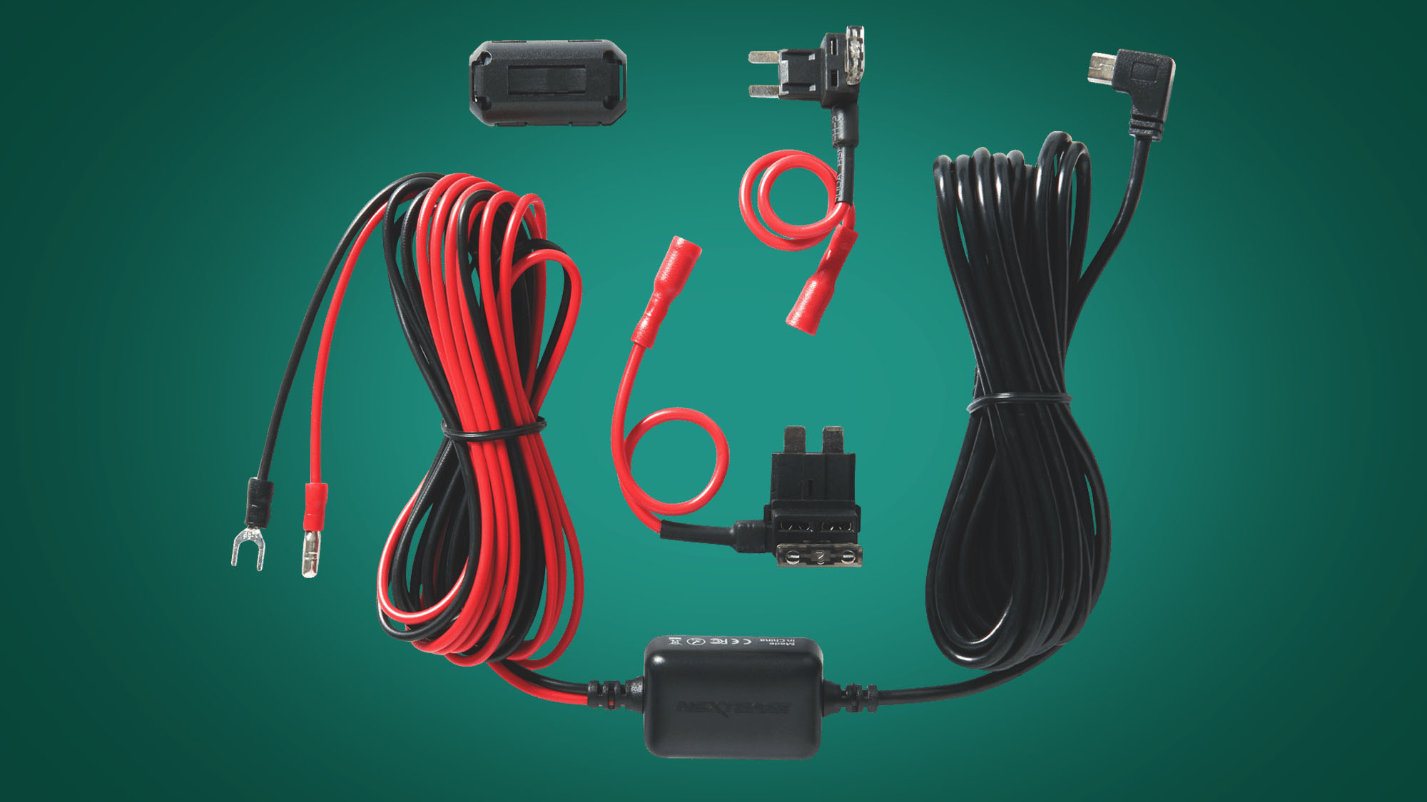 A hard-wiring dash cam kit from Nextbase