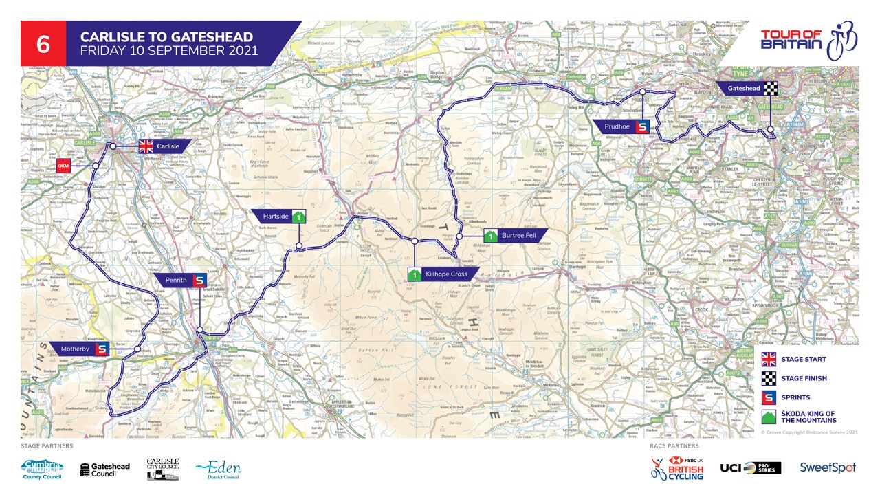 tour of britain 2021 maps