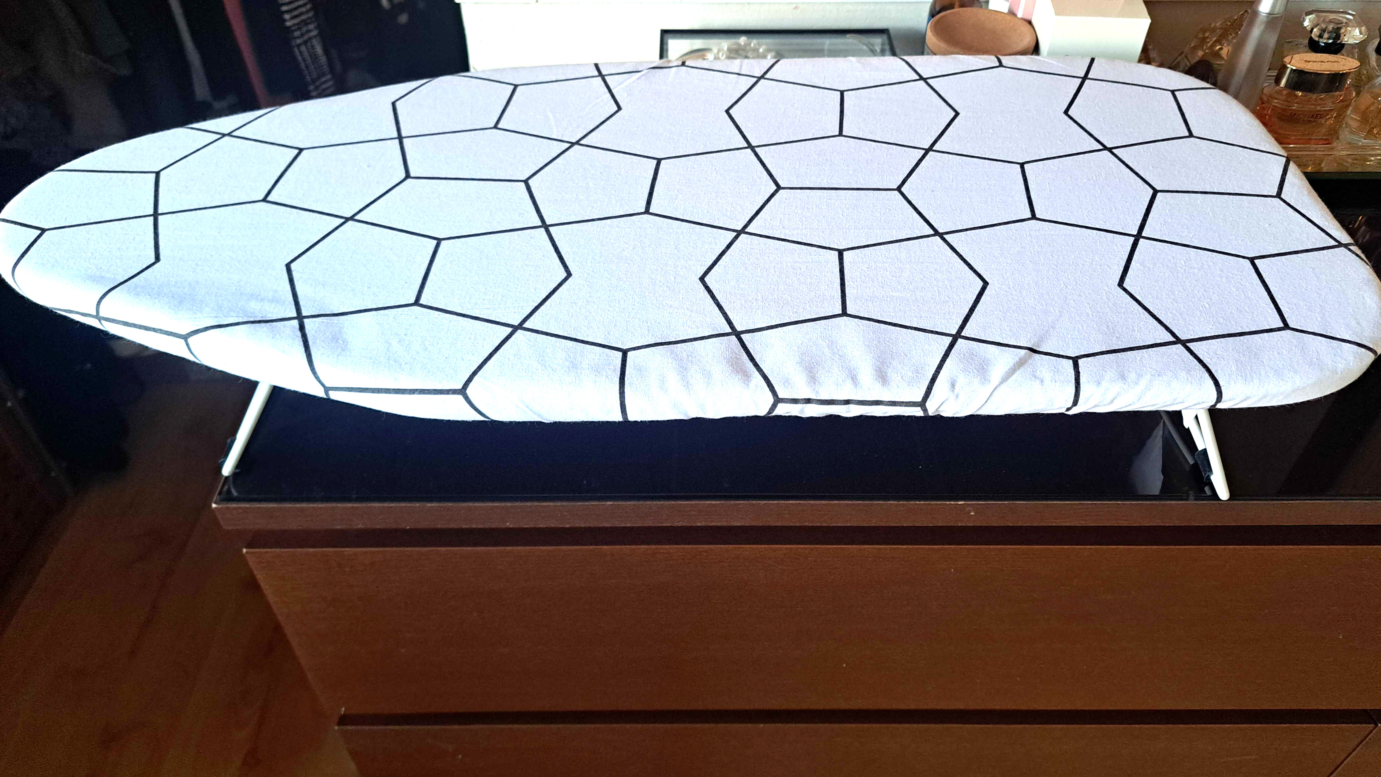 IKEA mini board on dressing table