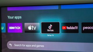 TikTok pre-installed on Chromecast with Google TV HD