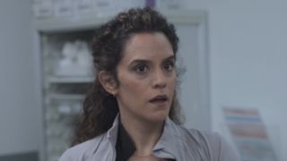 Al-Hashimi looking concerned in The Pitt's Season 2 premiere