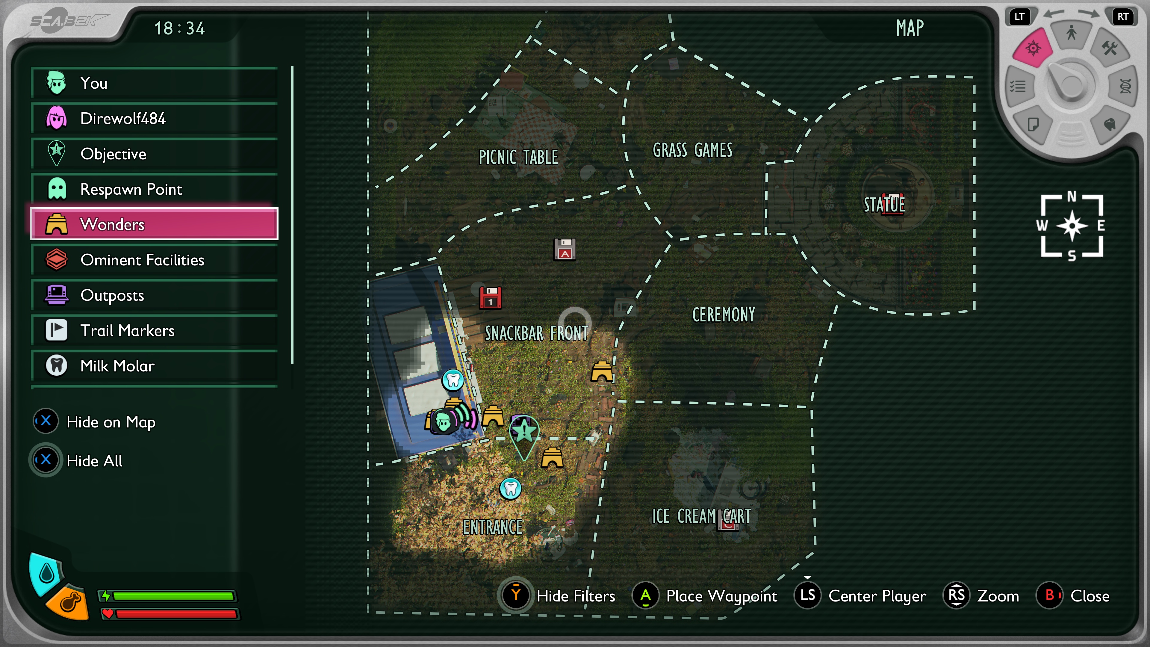Screenshot of Grounded 2 on Xbox Series X.