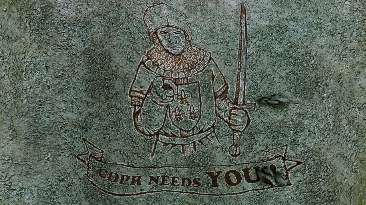 Hidden "CDPR Needs You" message in The Witcher 3