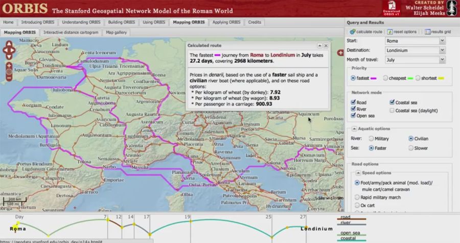 Roman Empire Visualization