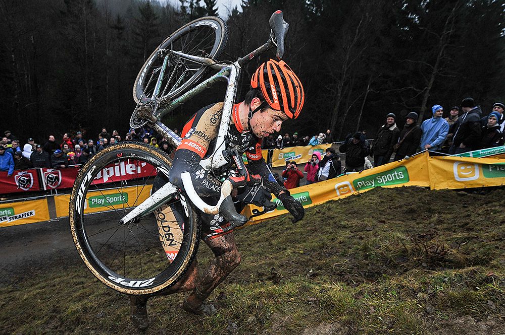 Wout Van Aert (Vastgoedservice-Golden Palace) wins Superprestige Francorchamps