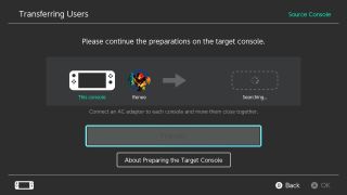 How to transfer Switch data to new console