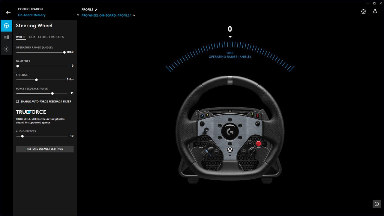Logitech G PRO racing wheel