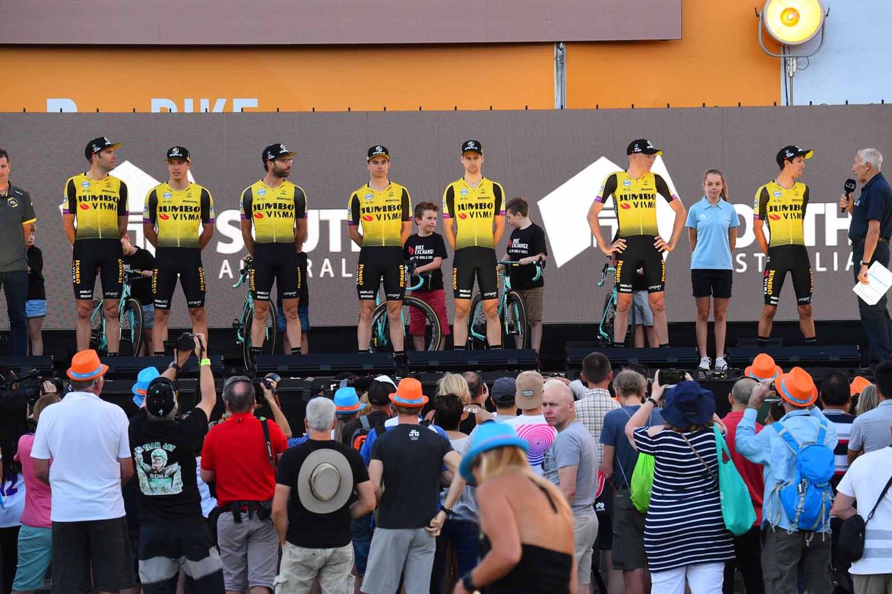 Jumbo-Visma at the Tour Down Under.