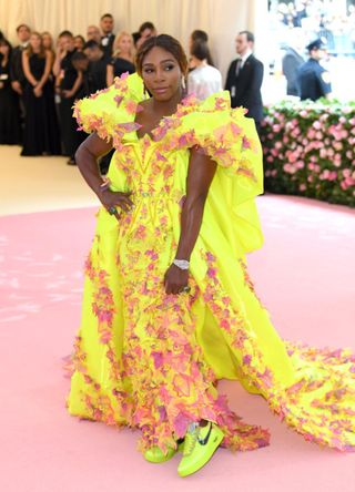 Tennis legend Serena Williams at the Met Gala