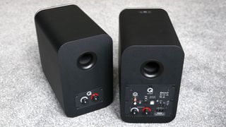 pair of Q Acoustics M20 HD bookshelf speakers