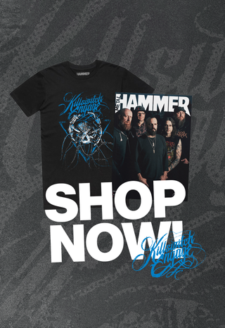 Killswitch Engage t-shirt with a copy of Metal Hammer