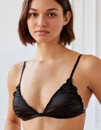 $15 Satin Triangle Bralette at Urban Outfitters