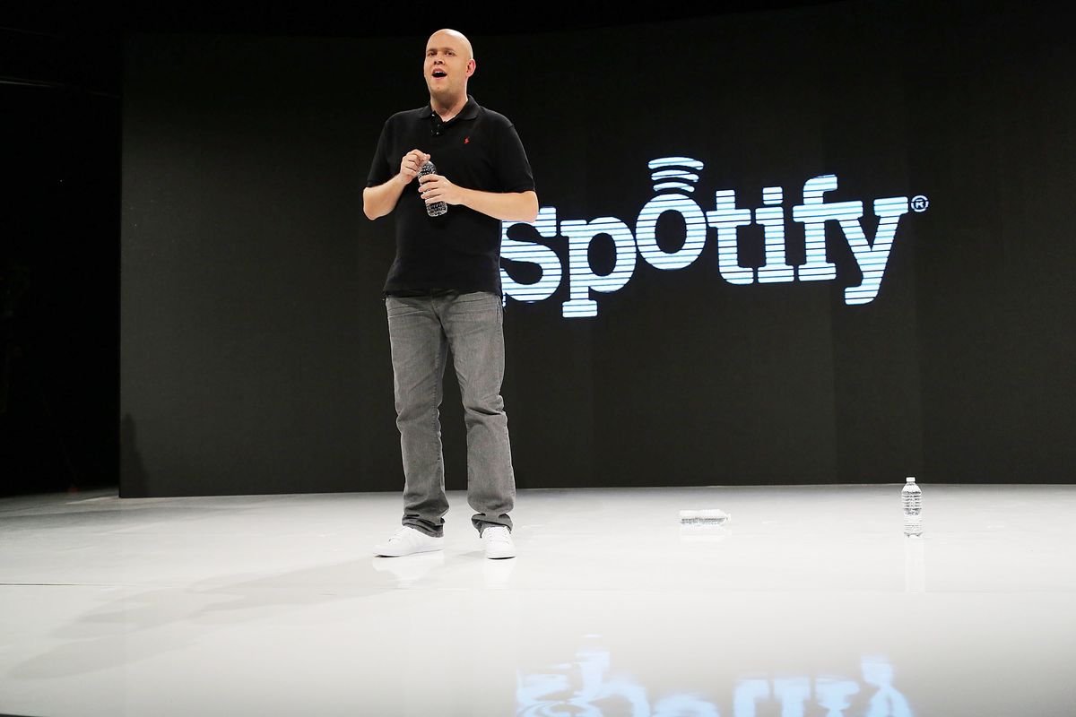 Spotify founder and CEO Daniel Elk 