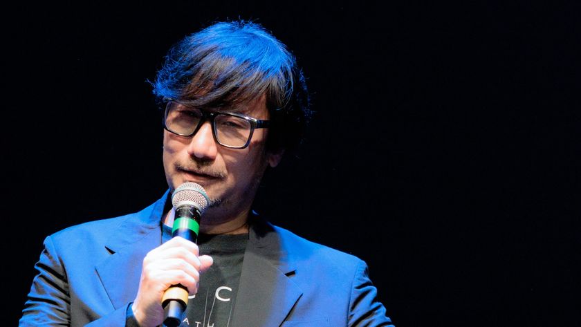 Hideo Kojima attends Death Stranding 2 Panel during Lucca Comics And Games 2025 on November 02, 2025 in Lucca, Italy.