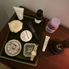 Who What Wear Senior Beauty Editor Jamie Schneider's bedside table