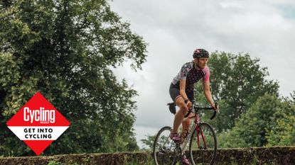 Image shows a rider carrying the essentials she needs for every ride in a saddle bag.