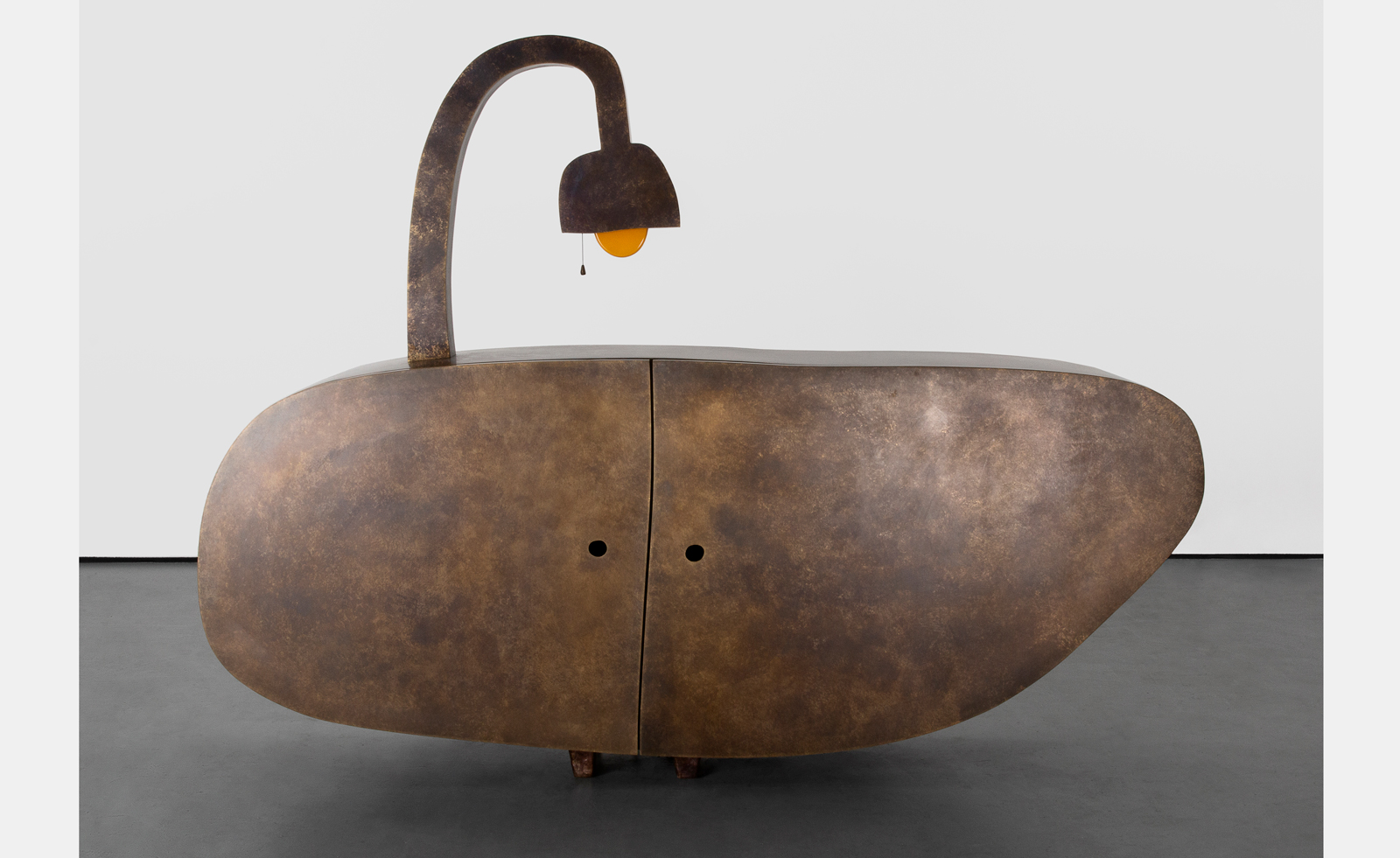 childlike cabinet and light from Maarten Baas Play Time exhibition