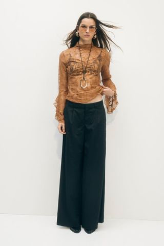 Tailored Crêpe Trousers