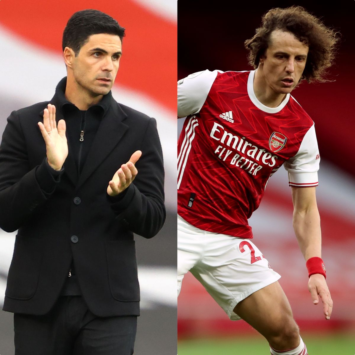 Mikel Arteta was full of praise for David Luiz, who will leave Arsenal at the end of the season