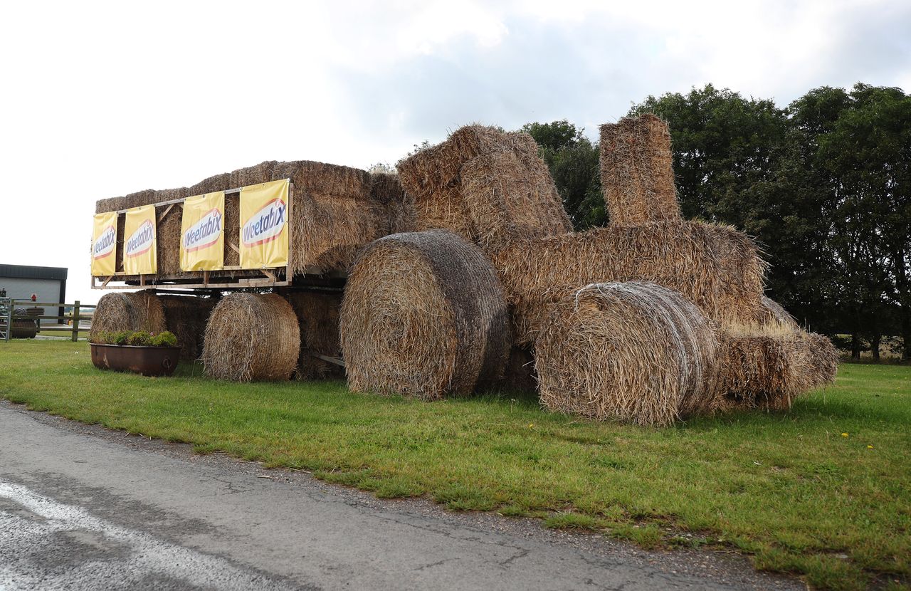 Wheat Art straw sculpting competition