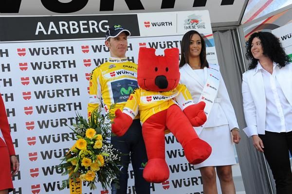 Race overall leader Rui Alberto Faria Da Costa (Movistar Team)