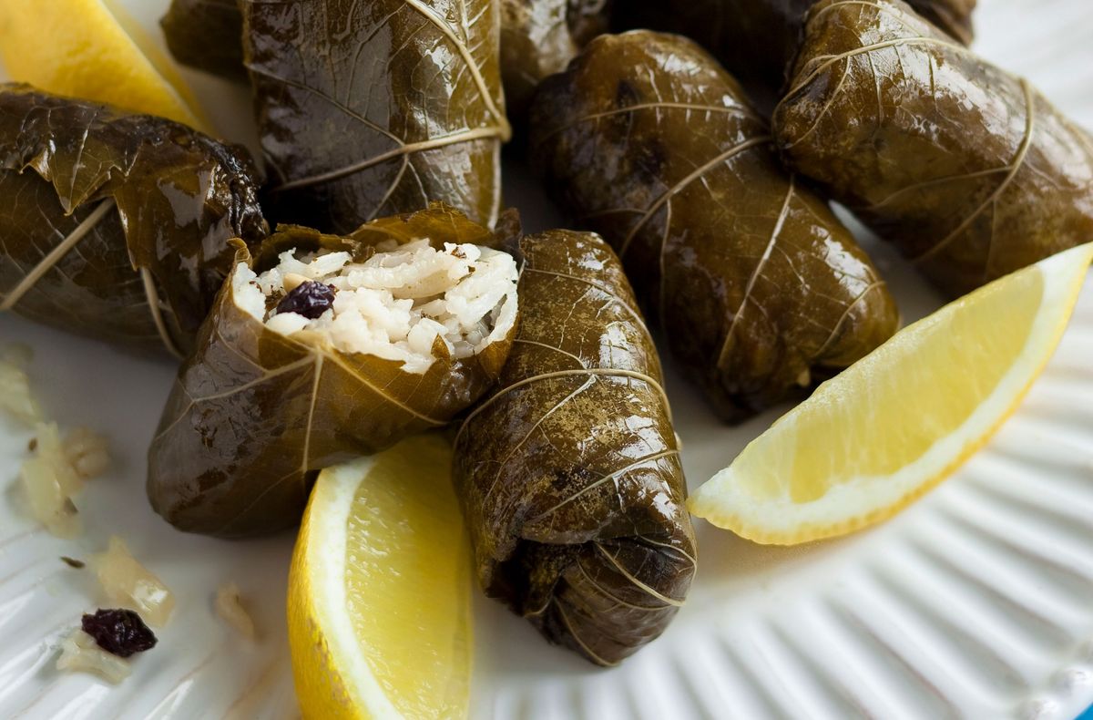 Stuffed vine leaves Greek Recipes GoodtoKnow