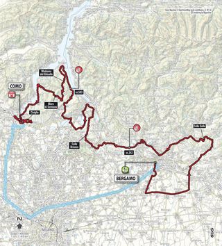 The route of the 2018 edition of Il Lombardia.