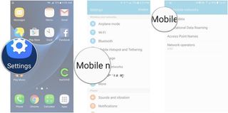 Launch Settings, tap Mobile networks, tap mobile data