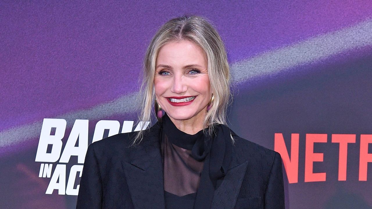 Cameron Diaz wearing jeans at the &#039;Back in Action&#039; screening on January 15, 2025 in Berlin, Germany