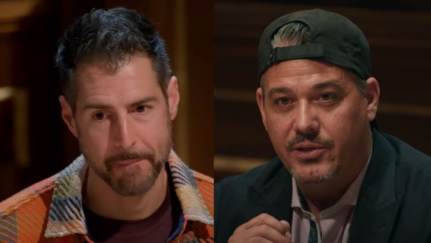 Rob Cesternino and Boston Rob at the Round Table side by side 