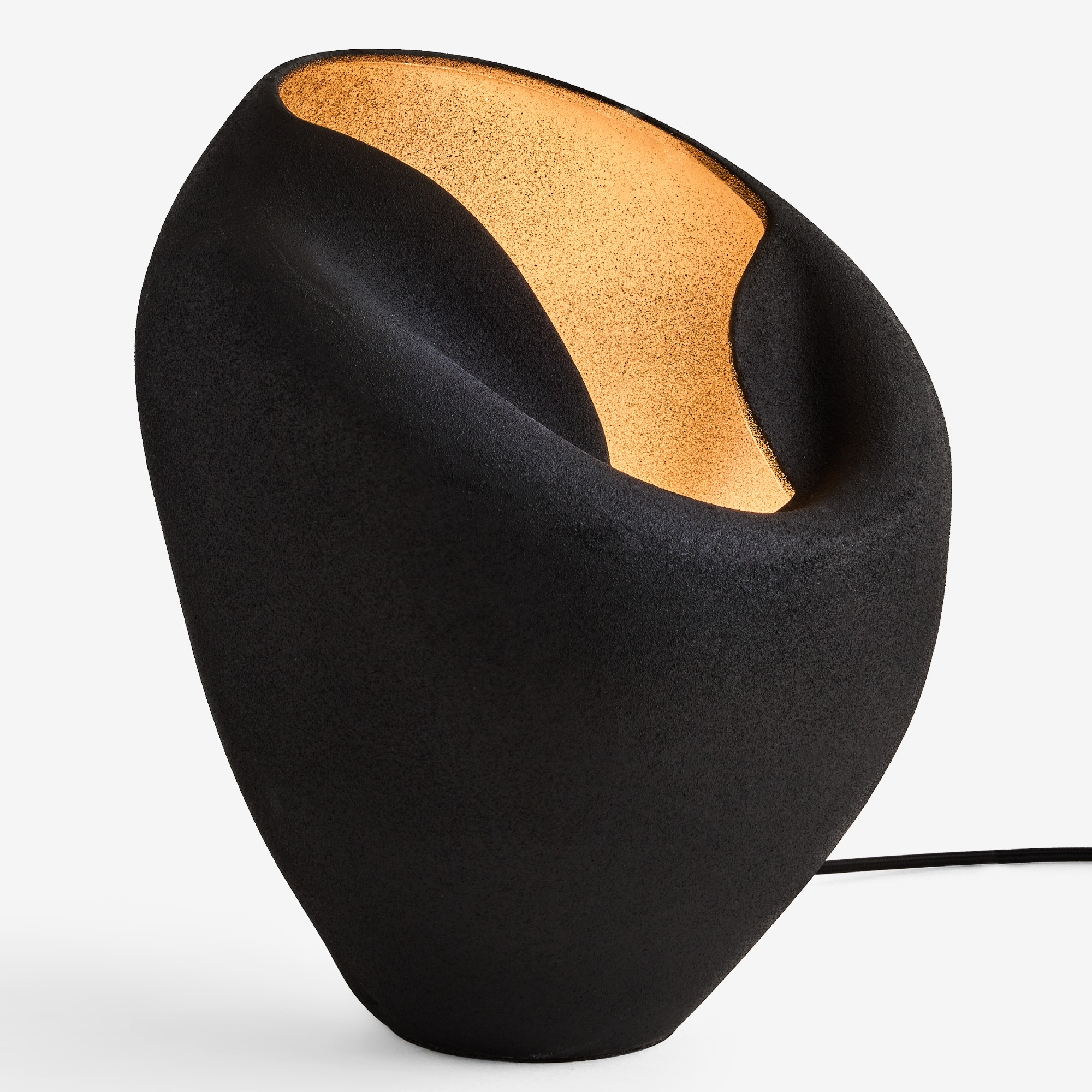 Next N. Premium Isac table lamp in black