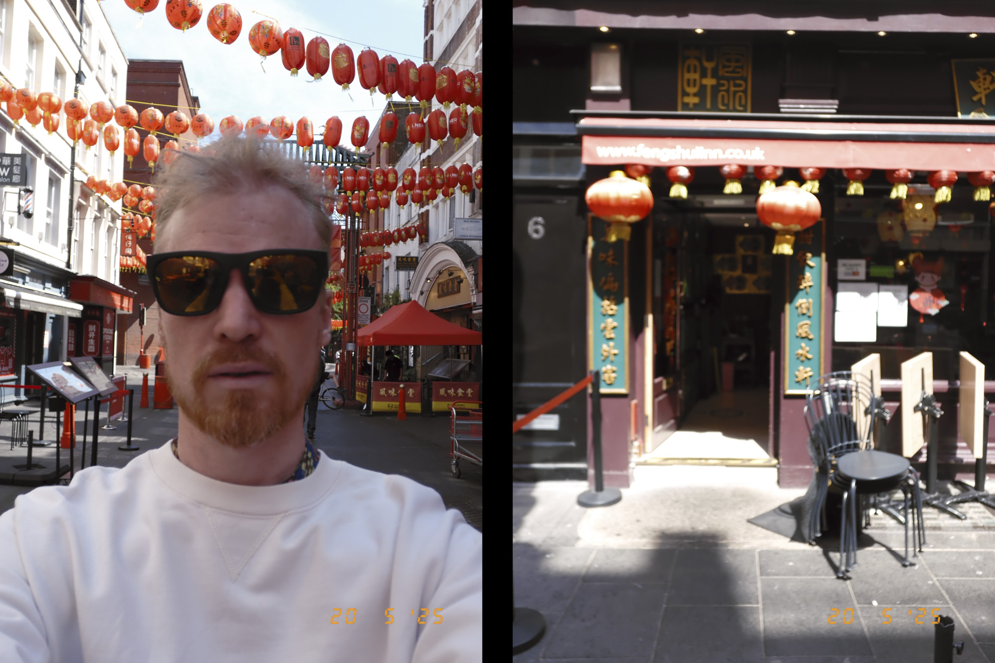 London's china town, street scene