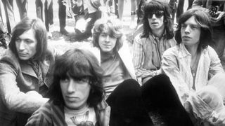 LONDON - June 13: The Rolling Stones hold a press conference in Hyde Park to announce that 20-year-old Mick Taylor, former lead guitarist of the John Mayall rhythm and blues group replaces Brian Jones as the new member of the Rolling Stones.