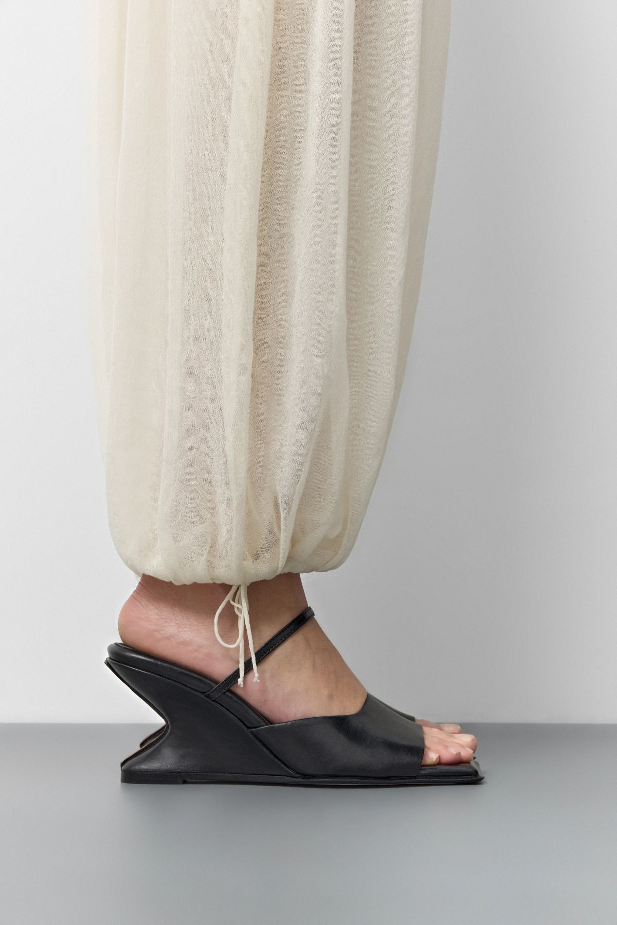 Egle Sandals - Black Leather