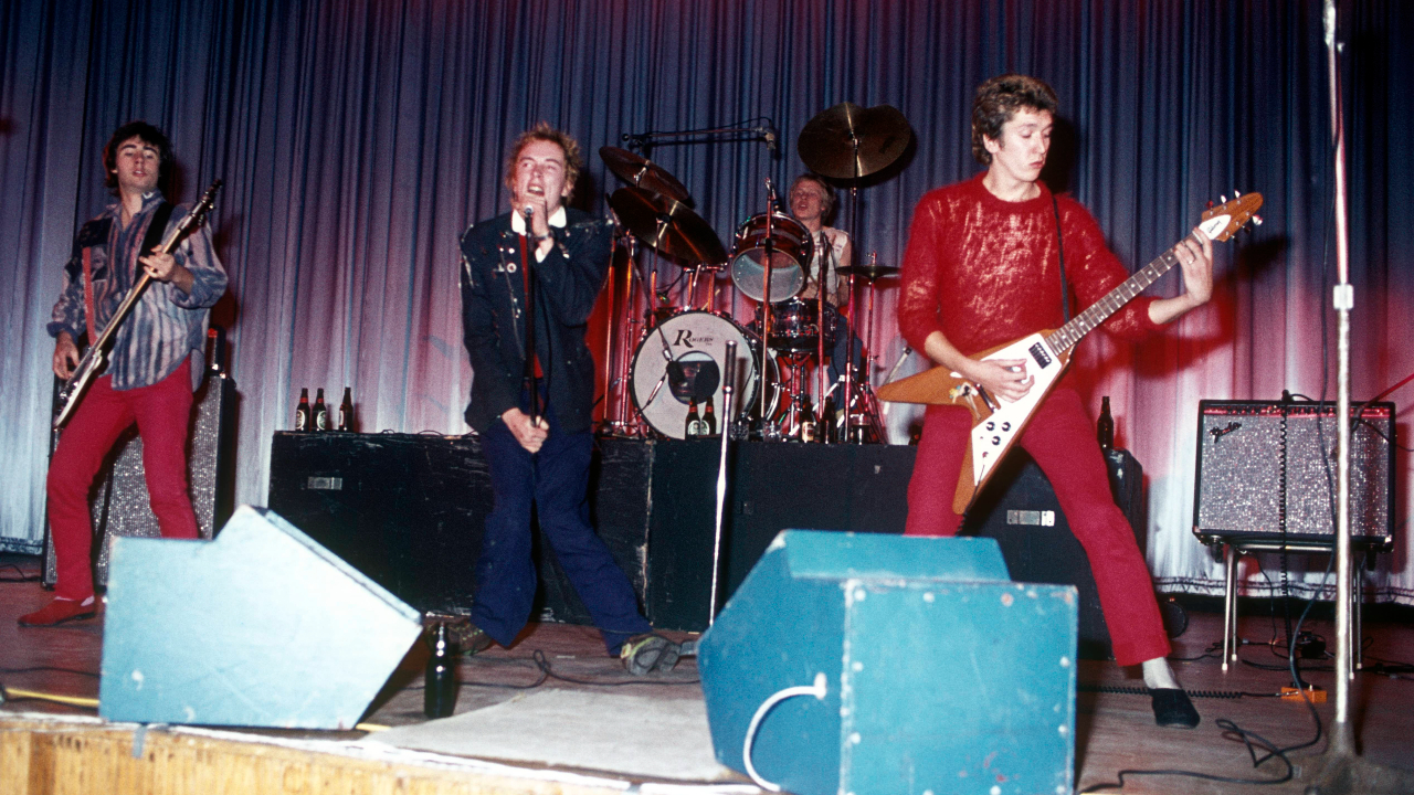 Sex Pistols on stage
