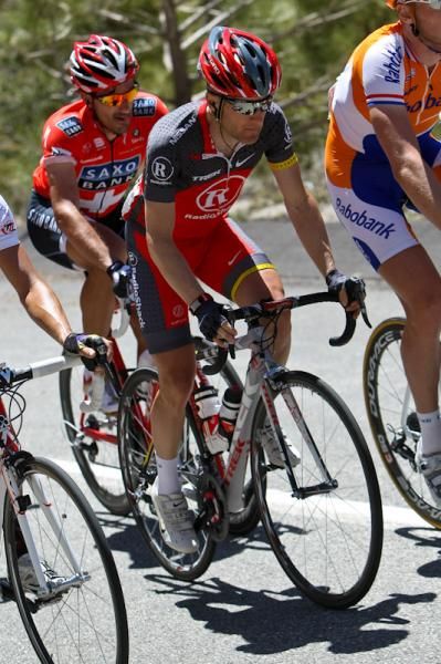 The stage probably didn't work out as well as Levi Leipheimer (Team Radioshack) was hoping for, but it was by no means a bad stage for the defending champion.