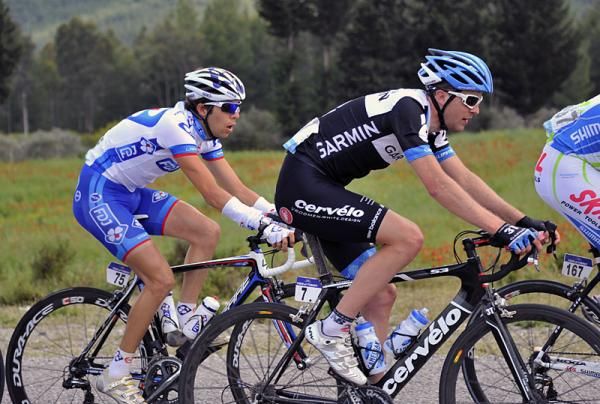 Thibaut Pinot (FDJ) and Thomas Peterson (Garmin - Cervelo) were part of a 10-man break which finished nearly 12 minutes up on the peloton.