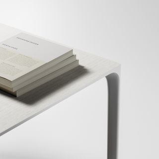 Milan Design Week Arper Nuur table in light wood
